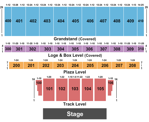 The York Fairgrounds Alabama Seating Chart